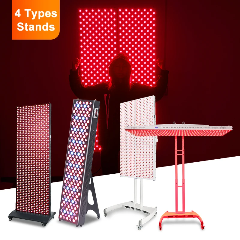 

Portable 3000W 1500W 6000W RLT Devices Pdt Machine 660nm 850nm Infrared Full Body Led Red Light Therapy Panel 1060nm with Stand