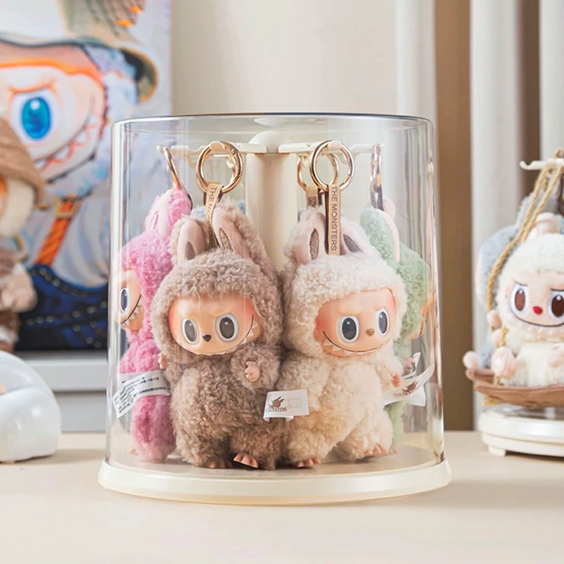 

Плюшевая коробка для игрушек, подвеска, кукла, вращающийся прозрачный футляр для хранения, фигурки, брелки, глухие коробки, прозрачное украшение Labvbv