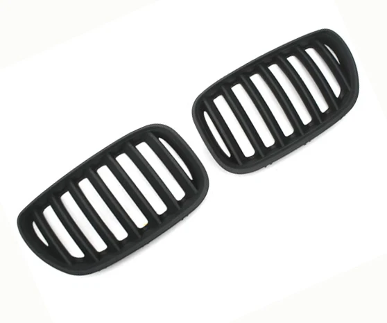 

One Pair of 2 Pieces Euro Style Matte Black Front Grille for X5 04-06 facelifted