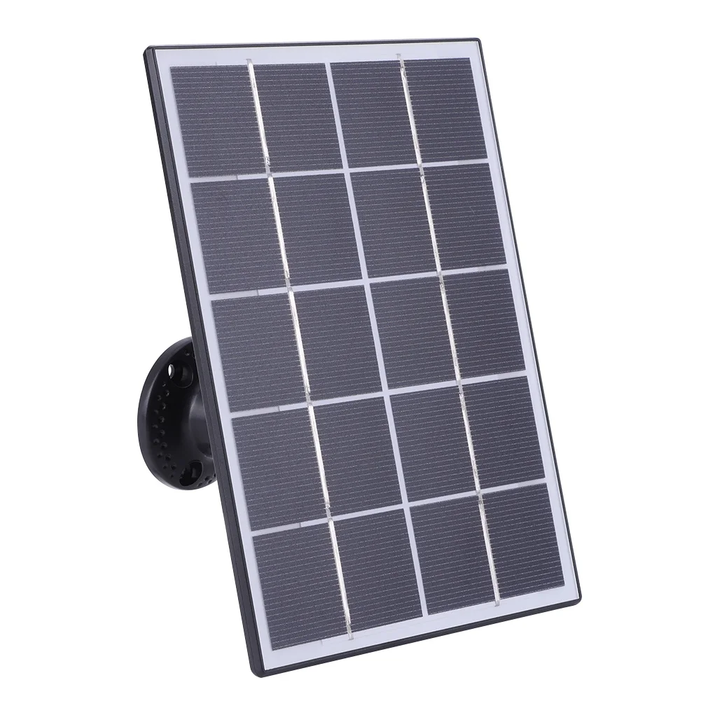 4W Solar Charger IP65 Waterproof Solar Panel Charger 9.8Ft Charging Cable Solar Panel Kit for Ring Video Doorbell 4/3/3 Plus/2