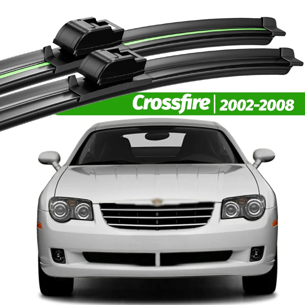 

For Chrysler Crossfire 2002-2008 2pcs Front Windshield Wiper Blades 2003 2004 2005 2006 2007 Windscreen Window Accessories