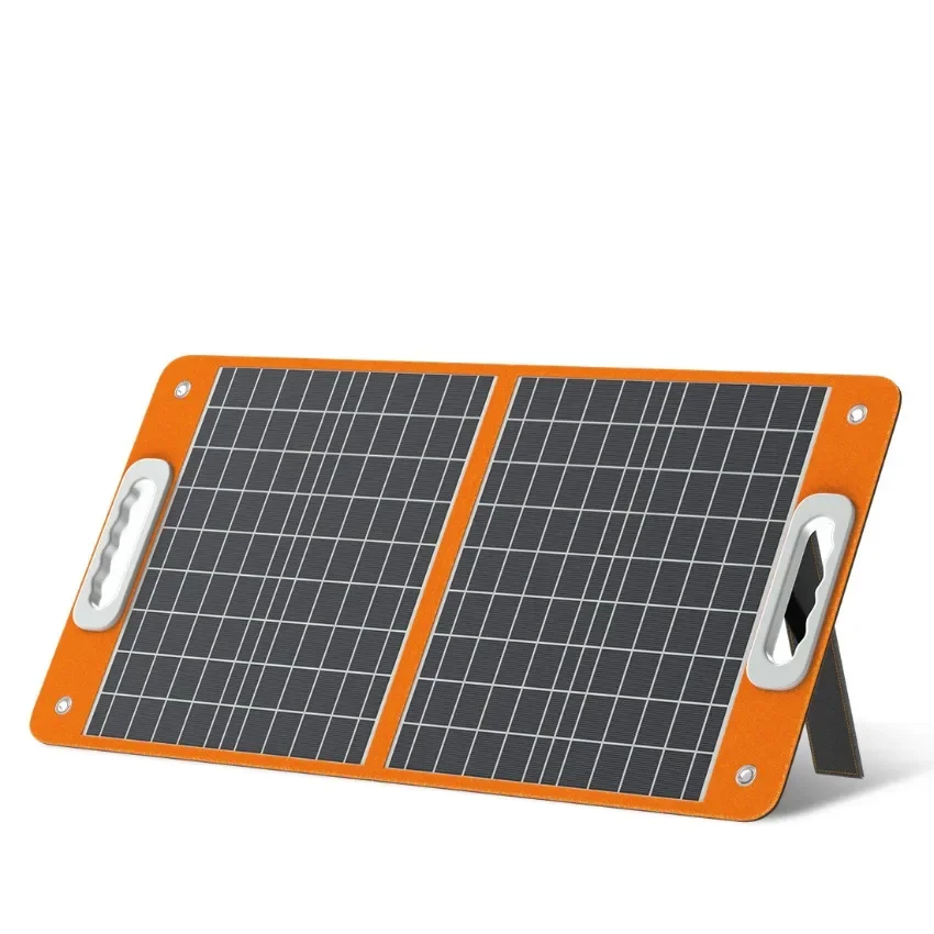 New Portable Foldable Solar Panel 60W 18V Battery Cell Charger USB QC3.0 for Outdoor Phone Charging Power Station