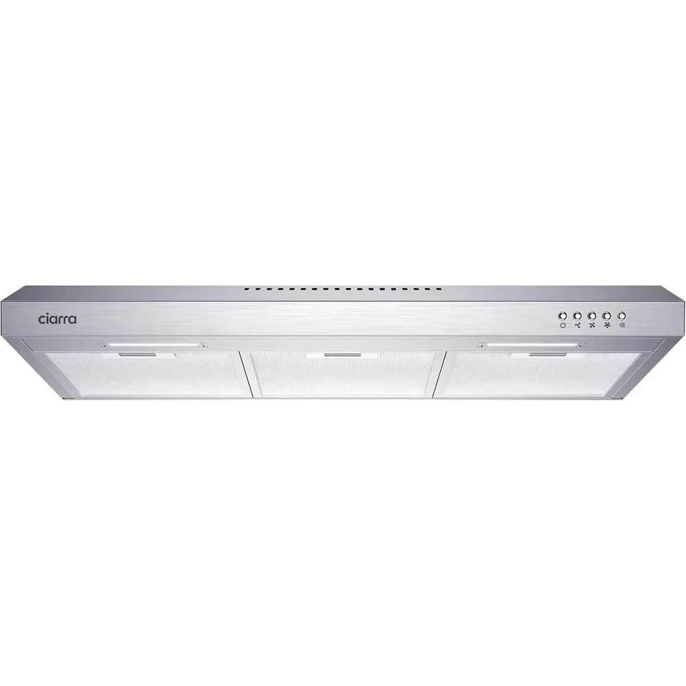 Ductless Range Hood 30 inch Under Cabinet Hood Vent for Kitchen Ducted and Ductless Convertible