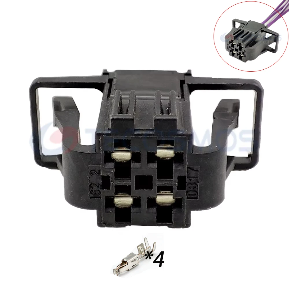 

4-контактный автомобильный светодиодный разъем заднего фонаря, разъем жгута проводов задней лампы 1J0971974 1J0972732 1J0 971 974 1J0972722 для VW Audi