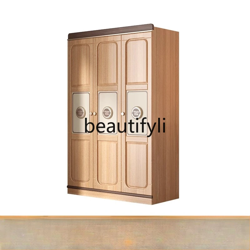 

Children's wardrobe, bedroom all solid wood, large wardrobe modern simple storage storage
