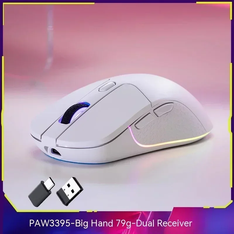 Imagem -04 - Mouse sem Fio com Sensor Mode Rgb Baixa Latência 26000dpi Jogos Leves de Esportes Eletrônicos pc Gamer Escritório Paw3395 Keychron-m3