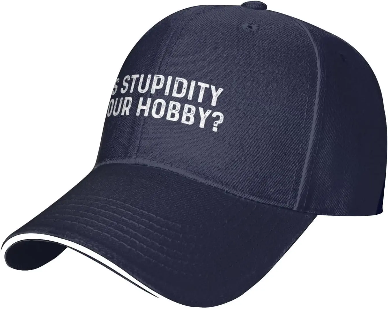 is Stupidity Your Hobby Cap Men Baseball Caps Graphic Cap