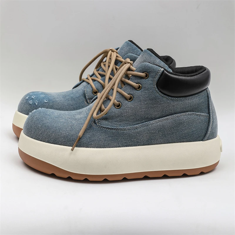 

Canvas Sneakers Men Sports Classic Man Shoes High Top Breath Autumn New Gadgets 2024 Fashion Anti Slip Men's Ankle Boots Winter