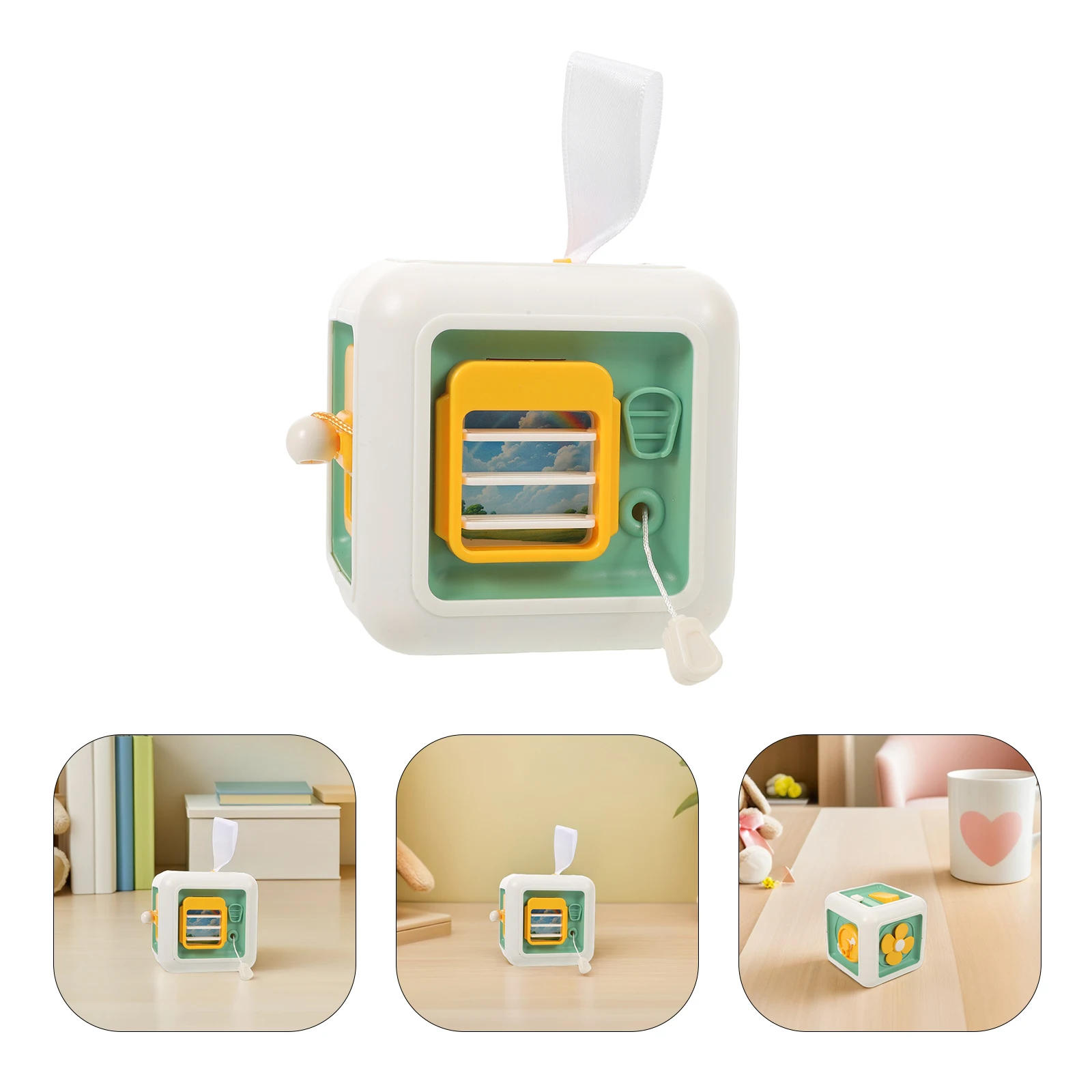 

Montessori Educational Toys Kids Busy Cube Manual Geometry Learning Plastic Child Cognitive Activities