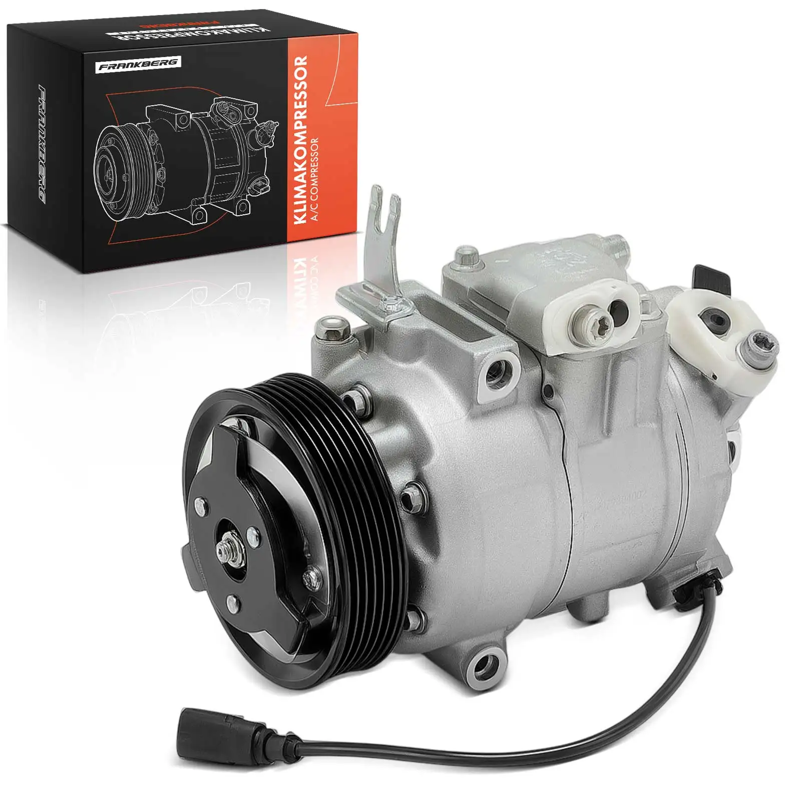 Frankberg 1x Klimaatcompressor voor VW Golf IV Polo Bora Skoda Fabia Seat Ibiza Audi A2 8Q0820803R 6Q0820803HX 6Q0820803J 6Q0820803Q