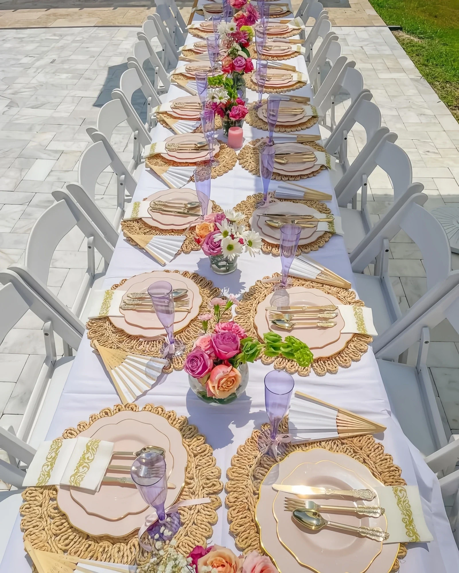96-16PCS Wedding Woven Placemat Boho Straw Placemat Natural Braided Tablemat Farmhouse Decor for Thanksgiving Party 13.5In 2