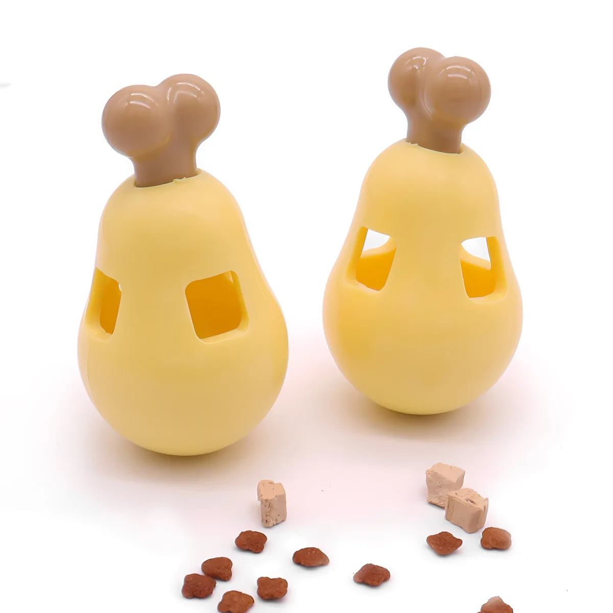 Leckerli-Spenderspielzeug für Hunde – selbstunterhaltendes, kaubeständiges Puzzle-Spielzeug zur Linderung von Langeweile, langlebiges Backenzahn-Leckagespielzeug für