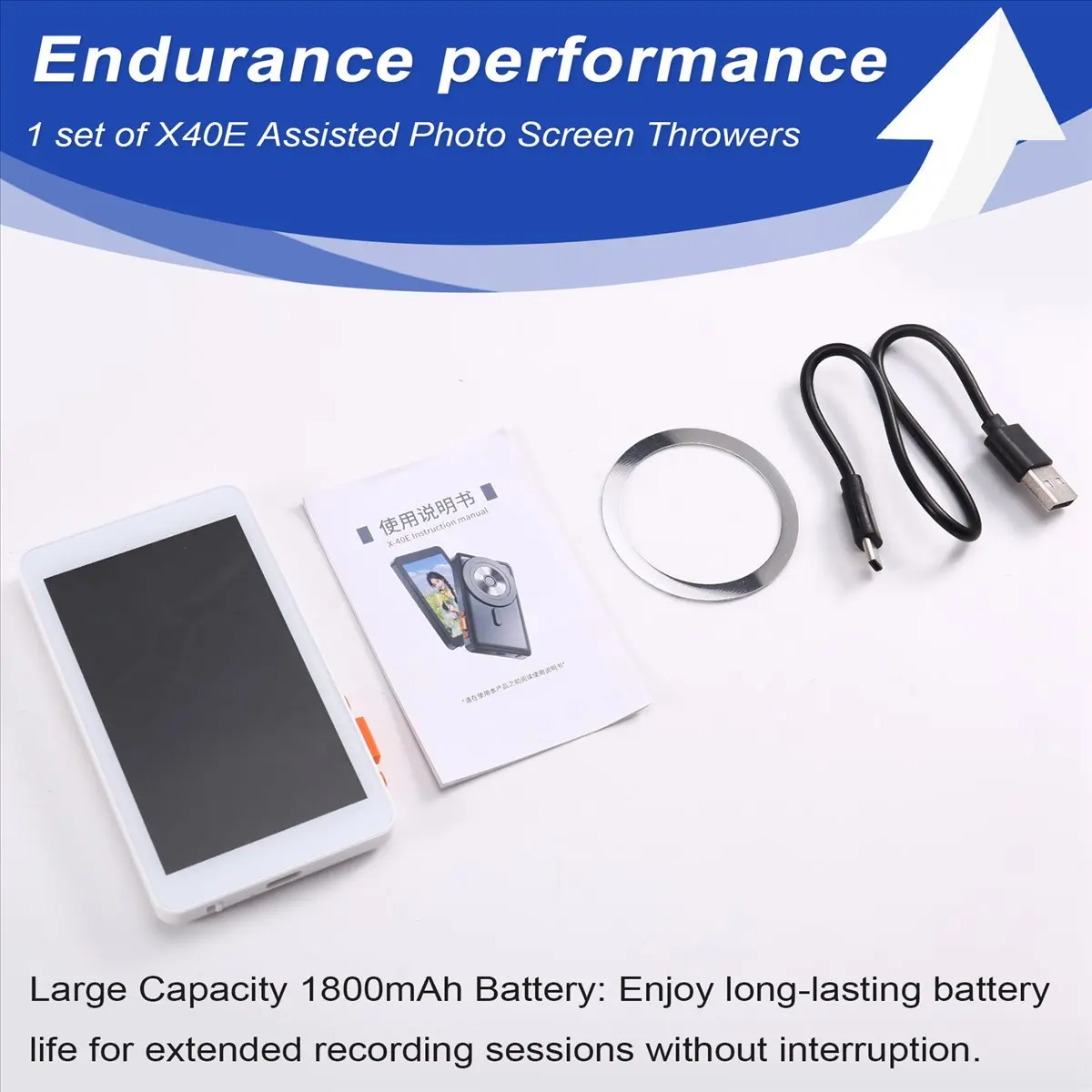 

RX-X40E Смартфон Беспроводной магнитный монитор Экран для записи видео в прямом эфире на базе Android [Camera Edition]