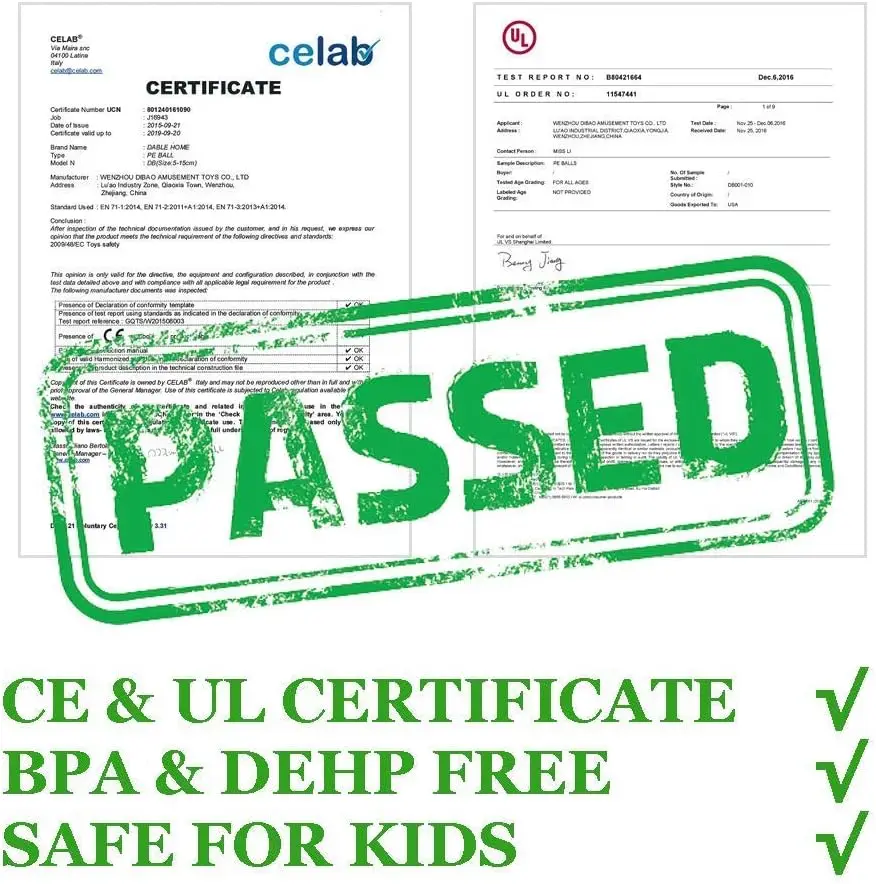 50개입 소프트 볼, 화학물질 없는 깨지지 않는 플라스틱 오션볼, BPA 프리 무취, 유아용 볼풀/키디풀에 안전