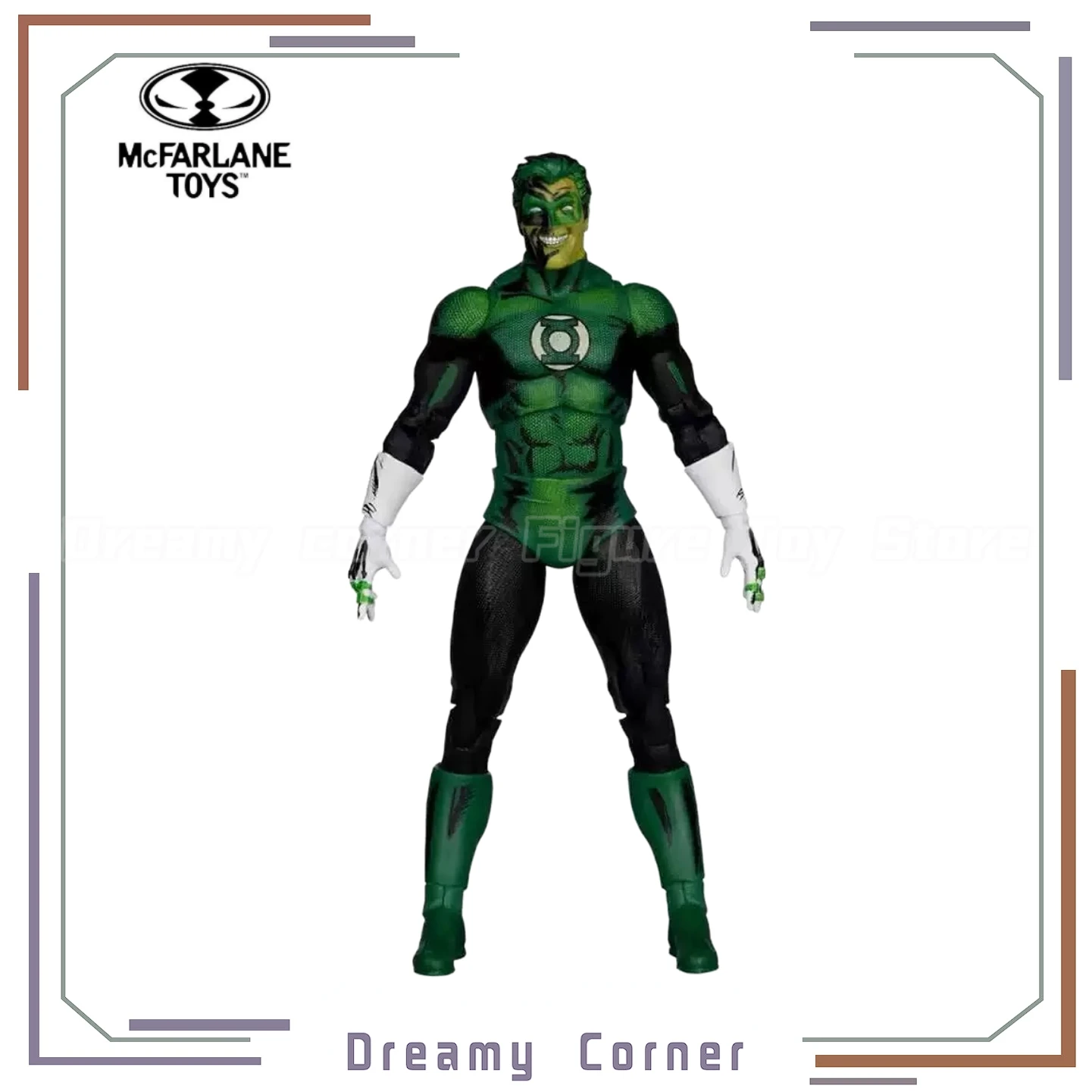 

【В наличии】Оригинальные игрушки McFarlane Emerald Twilight Green Lantern 1/10, экшн-фигурка, коллекция моделей игрушек