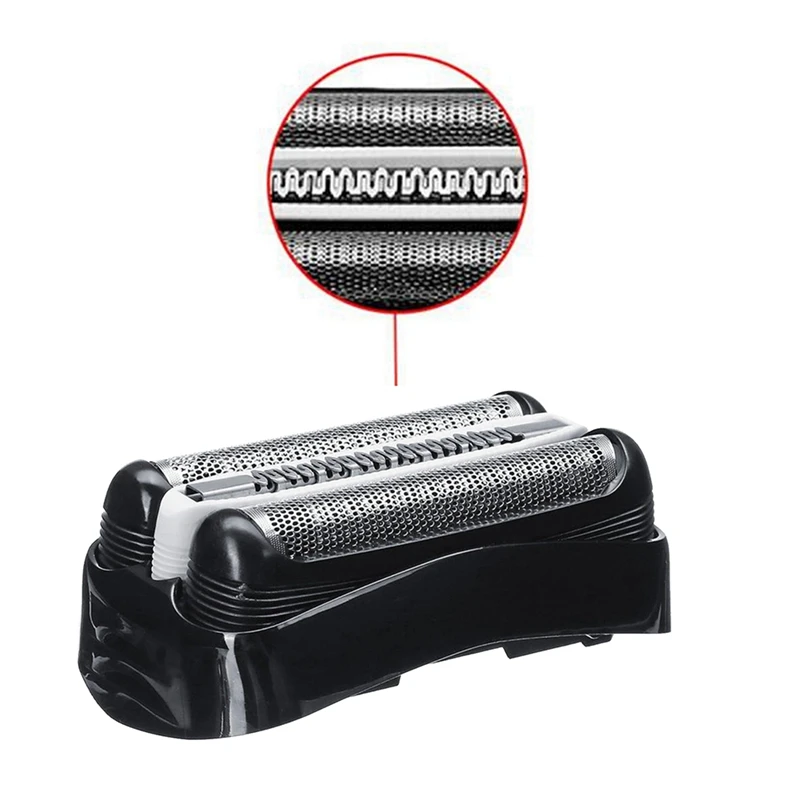 ABNO-2Pcs Replacement Shaver Foil Head Part Cutter For Braun Razor Blade 32B 3 Series 300S 301S 310S 320S 330S Razor Shaving