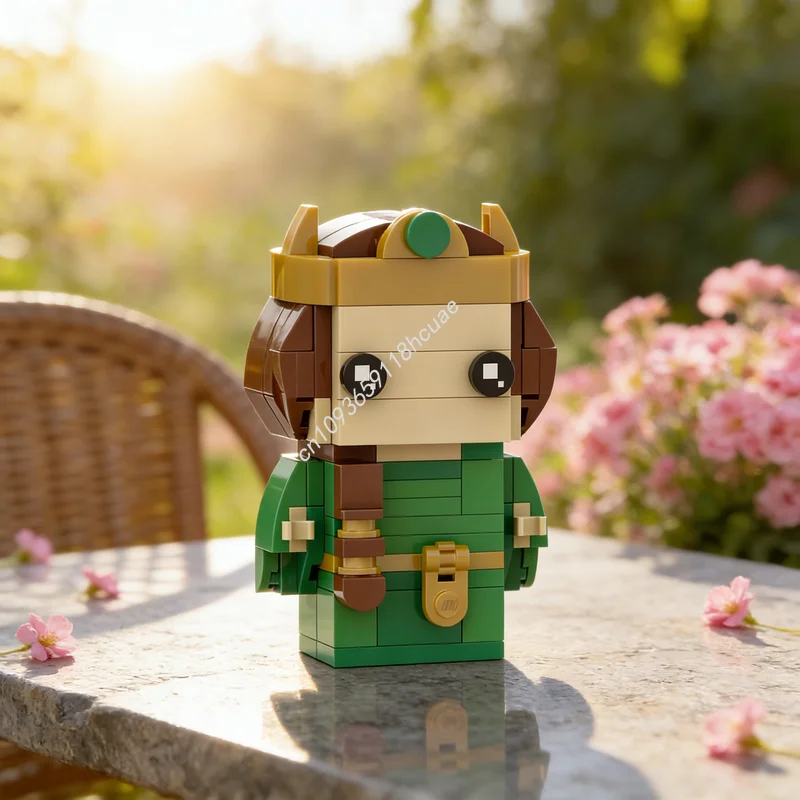 

153pcs MOC Brickheadz Queen Ellinor Brave Model Building Toys Blocks Christmas Gifts Architecture Creative Idea DIY Education