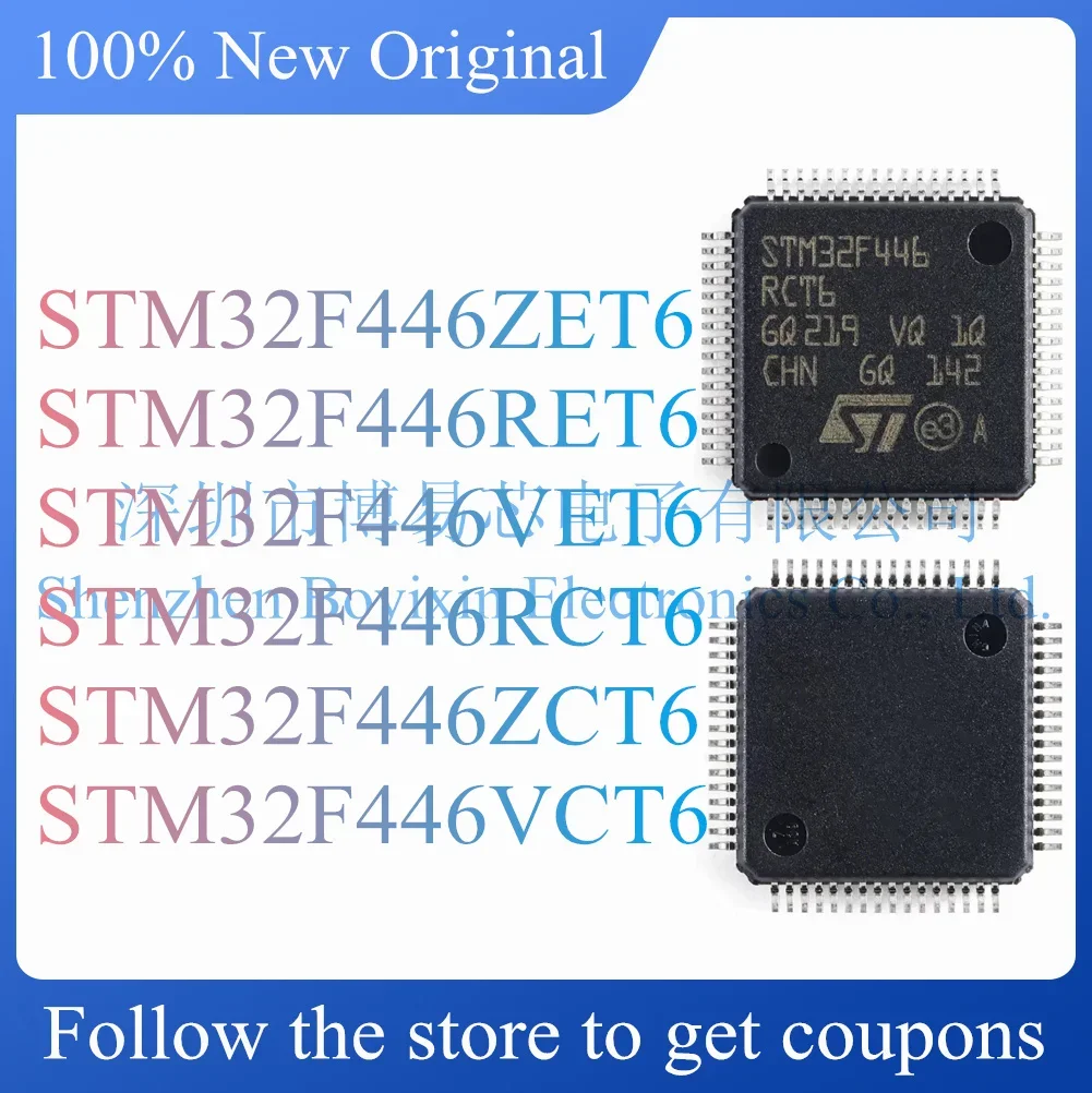 NEW STM32F446ZET6 STM32F446RET6 STM32F446VET6 STM32F446RCT6 STM32F446ZCT6 STM32F446VCT6 Original Product