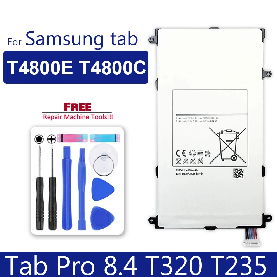 SP4960C3A T4800E EB-BT810ABE Battery For Samsung Galaxy Tab Pro 8.4 S2 9.7\