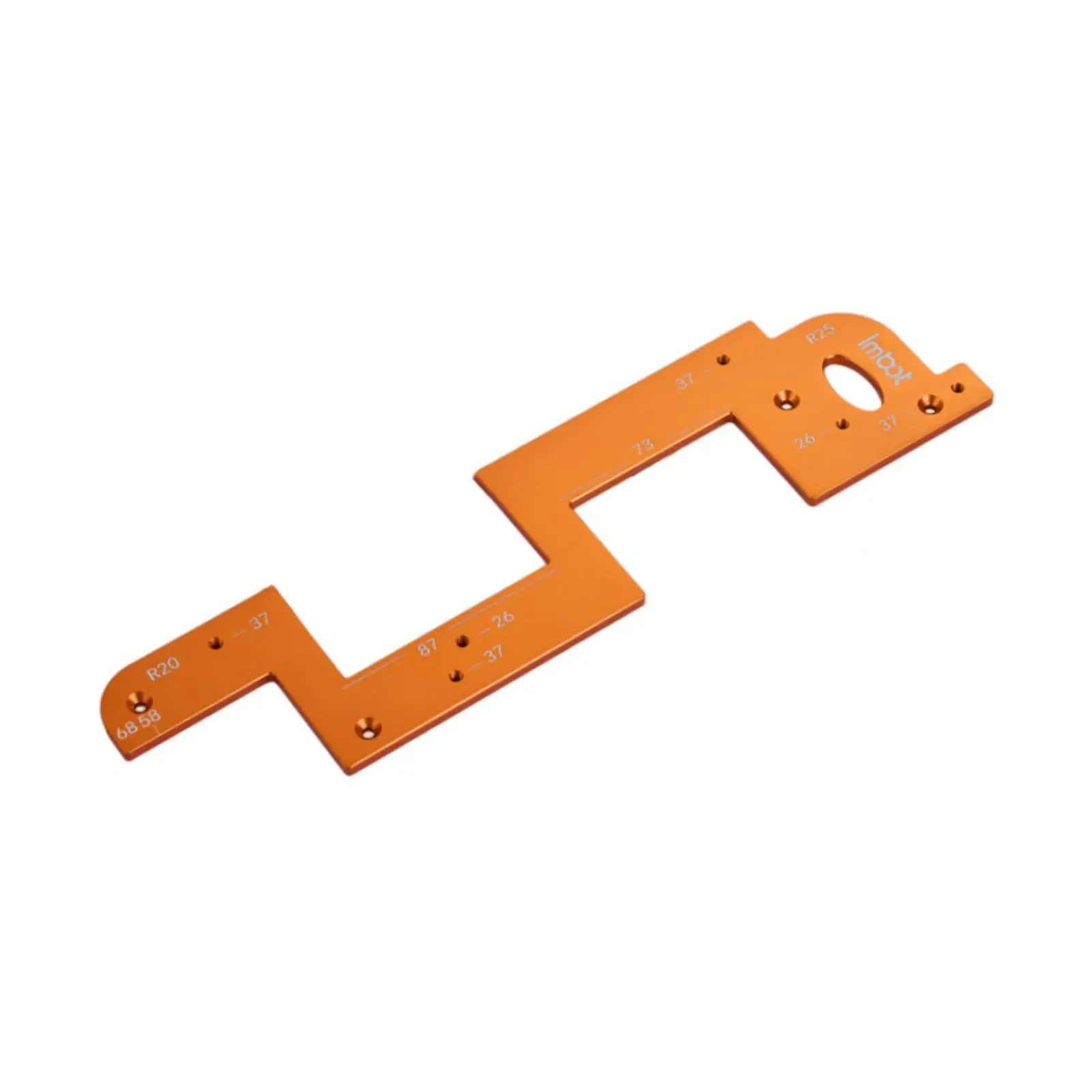 Handle Free Cabinet Slotting Tool 2 Depth Hole Spacing Accessory Professional