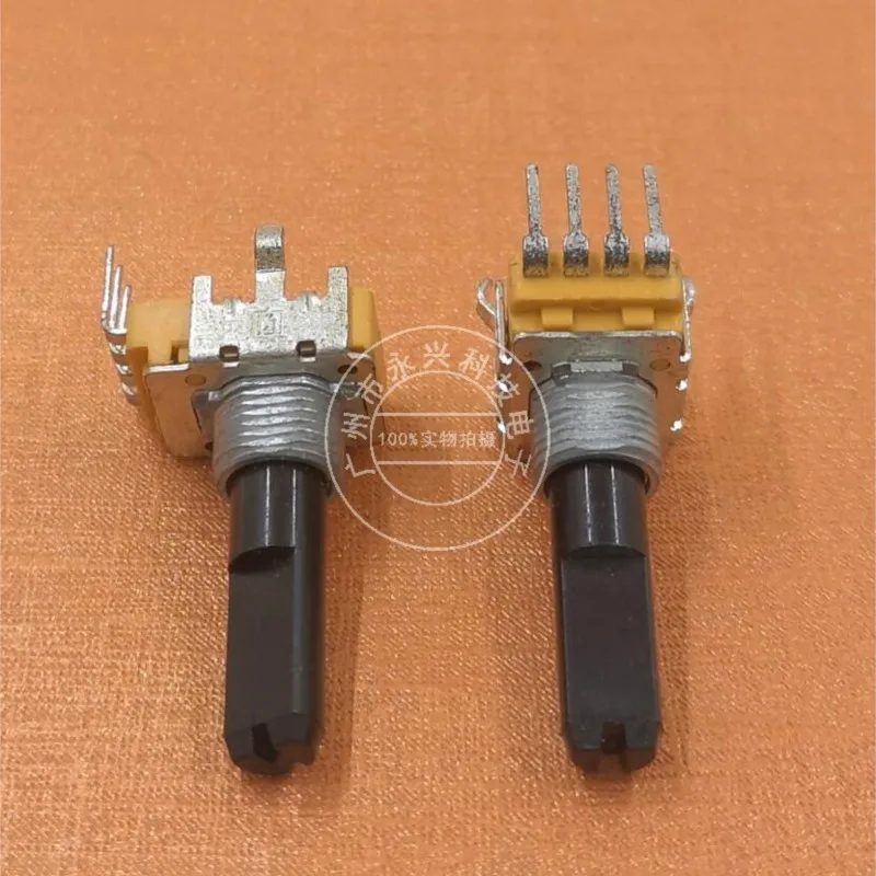 3PCS RK11 Vertical Four Pin Single Link Adjustable Potentiometer A50K Four Pin Power Amplifier Volume A503