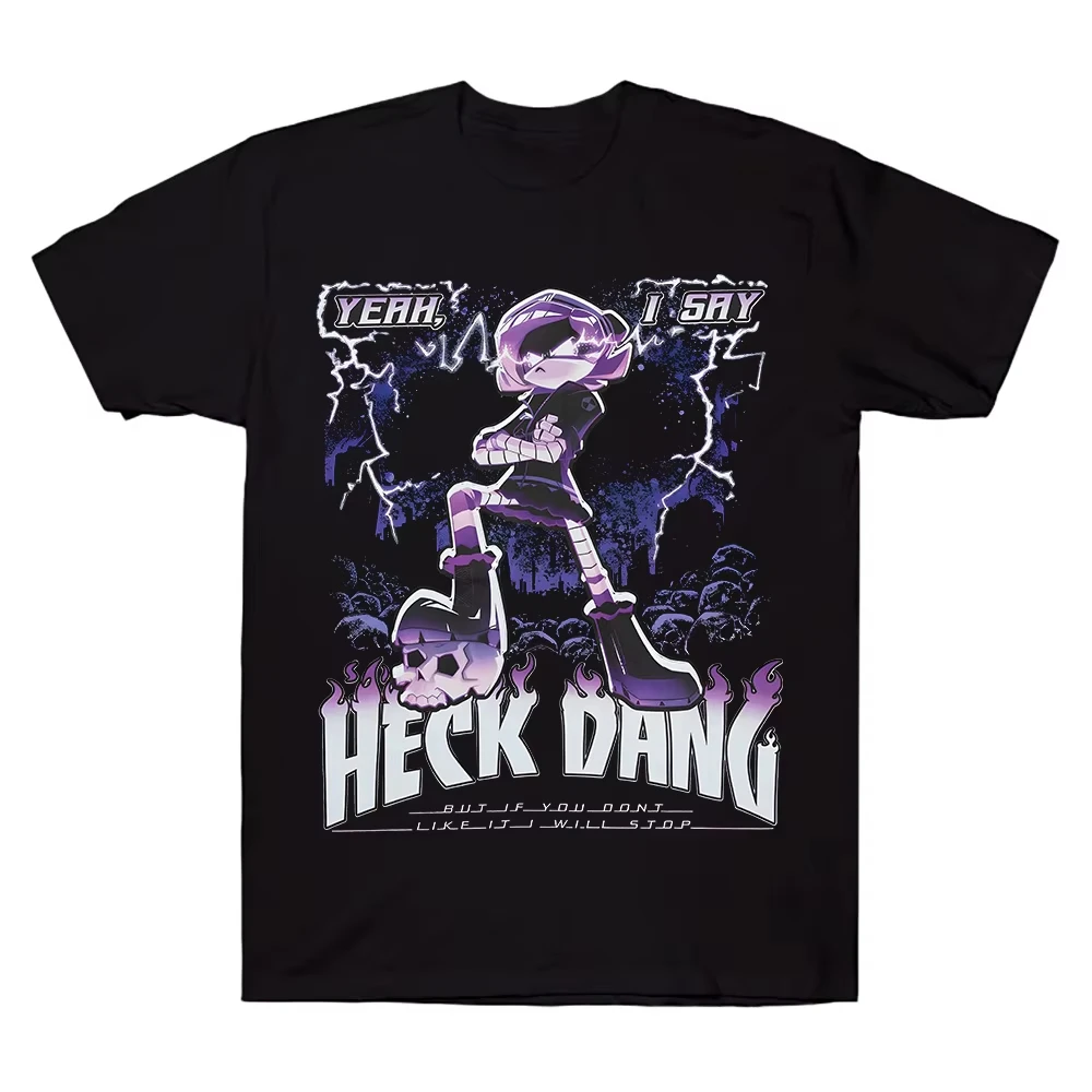 Anime Murder Drones Uzi Graphic Print T-shirt Men Women Streetwear Y2K Fashion O-neck Cotton Top Harajuku Style Oversized Top