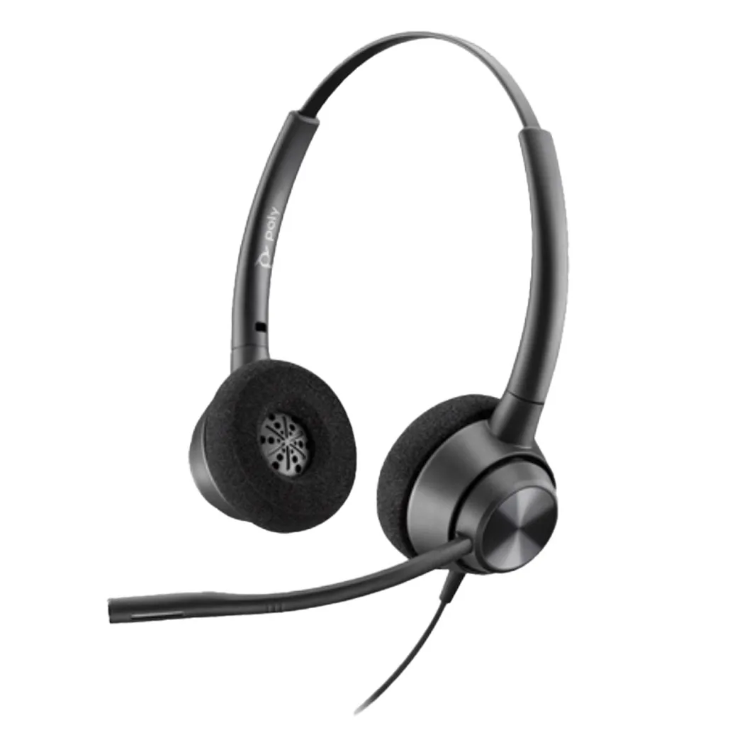 Original Plantronics EncorePro300 auriculares de teléfono con cancelación de ruido auriculares con cable servicio al cliente EP310/320