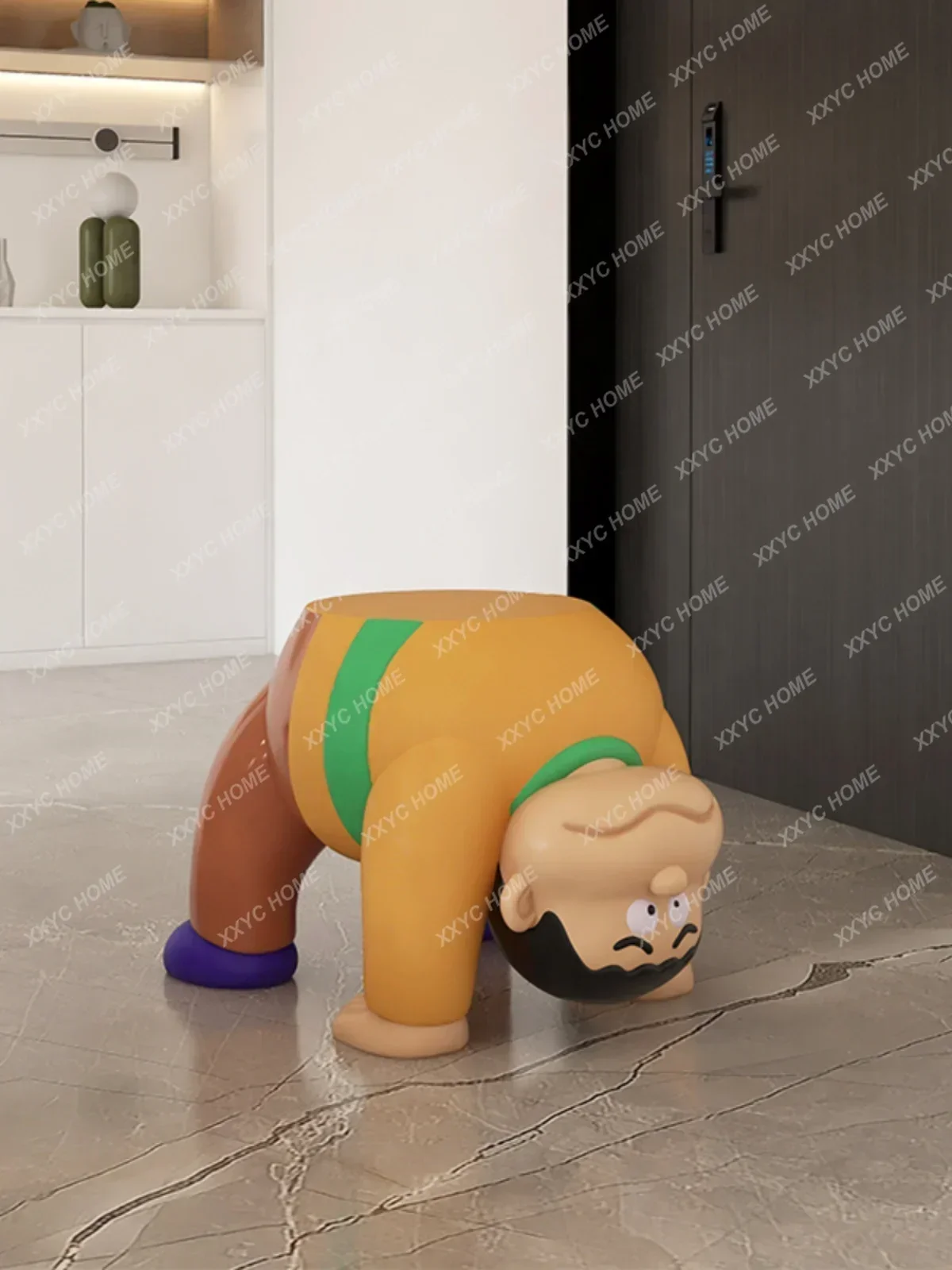 Goda Takeshi طاولة القهوة لغرفة المعيشة طاولة جانبية مدخل الباب الفم الأحذية تغيير البراز الأطفال أريكة البراز منخفضة البراز