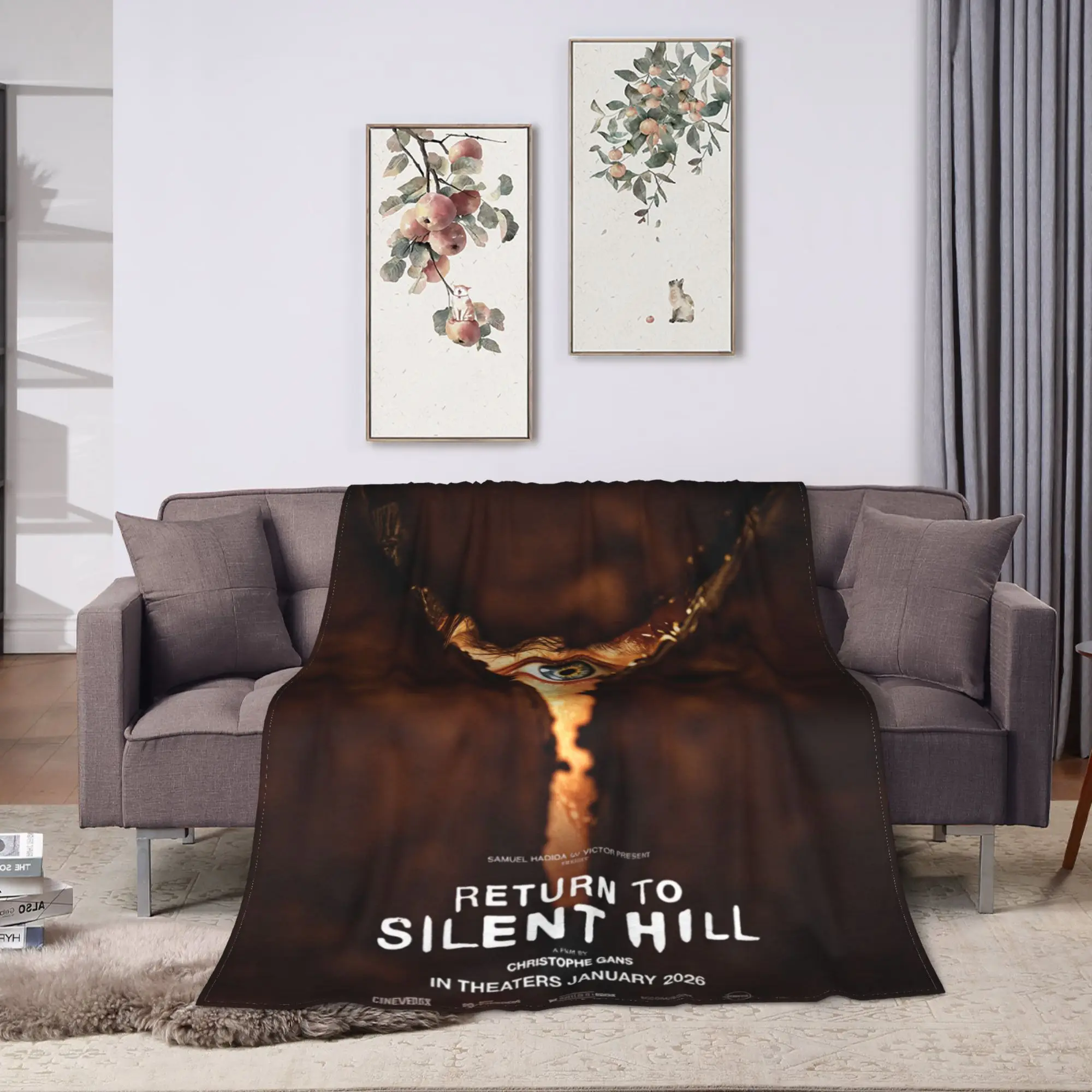 Return to Silent Hill Movie 2026 Blanket  Warm Soft Comfortable Plush Throw Blanket For Couch Bed Flannel Bedspread Bed Cover