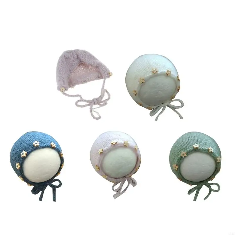 

Уютный Headwrap Newborn Hat Photography Props Гендерный нейтральный и универсальный размер 4xbc