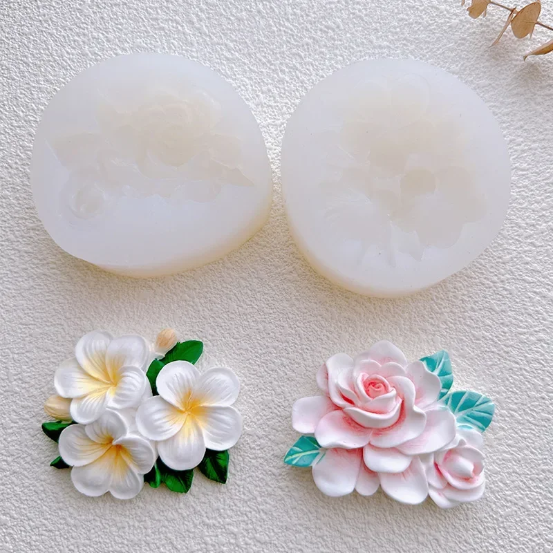 3D Carnation Flower Silicone Cake Mold Fondant Candy  Mold Cupcake Jelly Chocolate Cake Decoration Kitchen Baking Tool Moulds