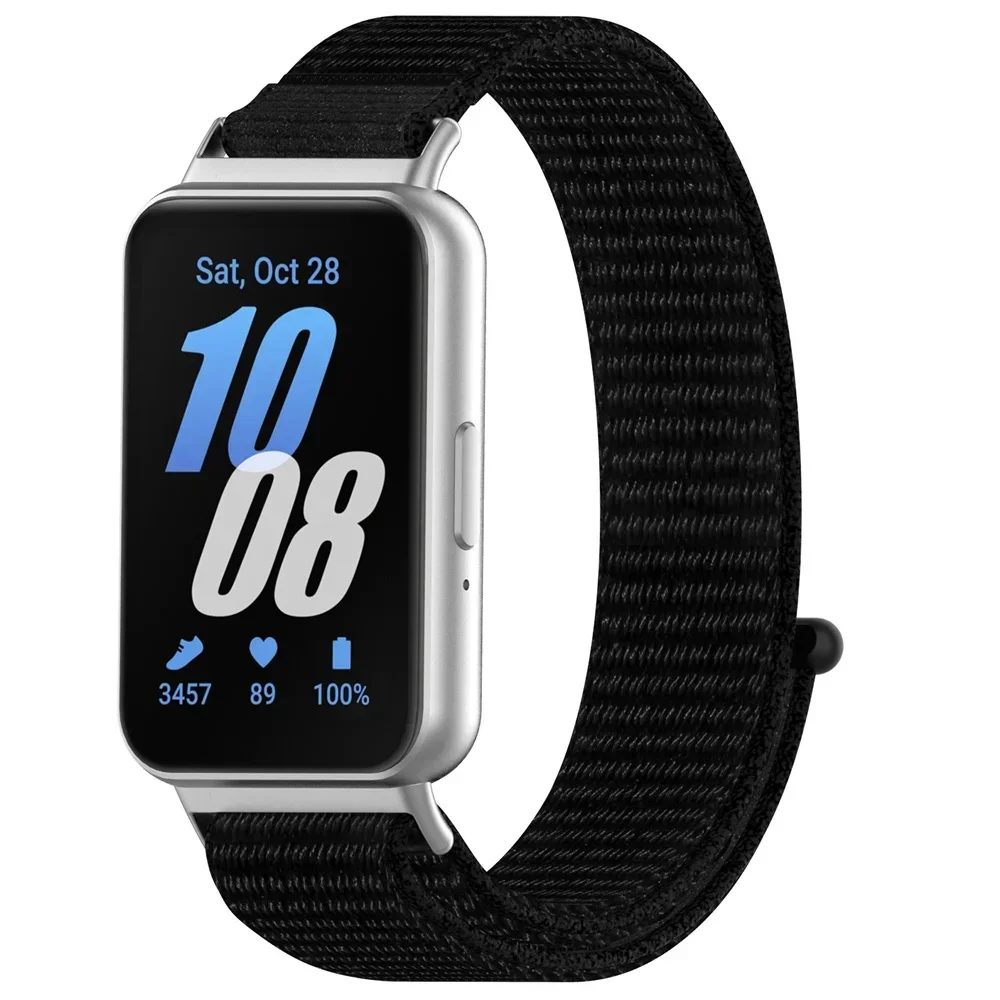 Cinturino ad anello in nylon per Samsung Galaxy Fit 3 Watch Bracciale sportivo di ricambio per accessori per cinturino Samsung Galaxy Fit3