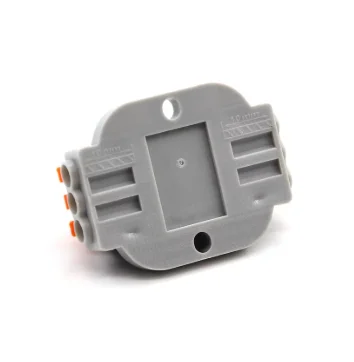 Wire Connectors 2-30 Pins Fast Universal Compact Push-in Terminal Block Reusable Cable Splice Fix Hole Home Wiring
