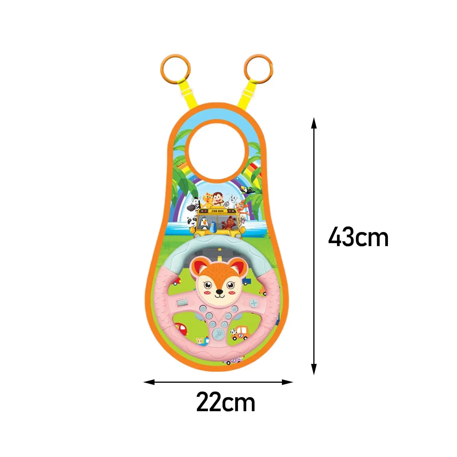 Simulation Steering Wheel Car Toy Car Wheel Toy Early Education Toys Roleplay
