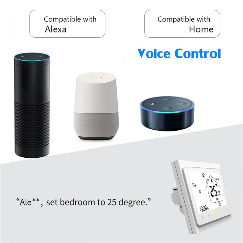 Y51A-Wifi Smart Thermostat Temperature Controller For Google Home, Alexa