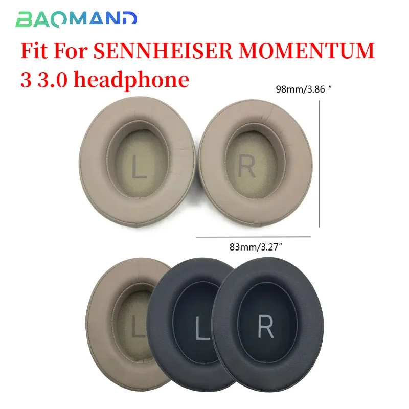 

Replacement Ear Pads Cushions for SENNHEISER MOMENTUM 3 3.0 Headphone Soft Memory Foam Pads/Earpads
