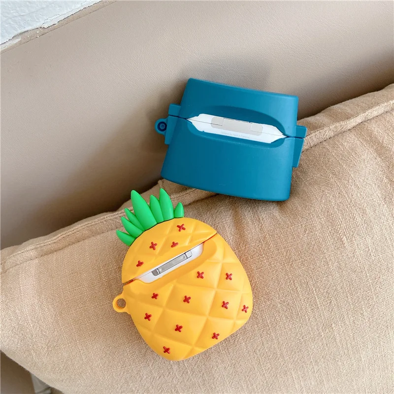 Pineapple House Sponge Home Octopus Home Apple AirPods Pro2 Bluetooth Wireless Headset Case 1/2/3 Generation Creative Cartoon