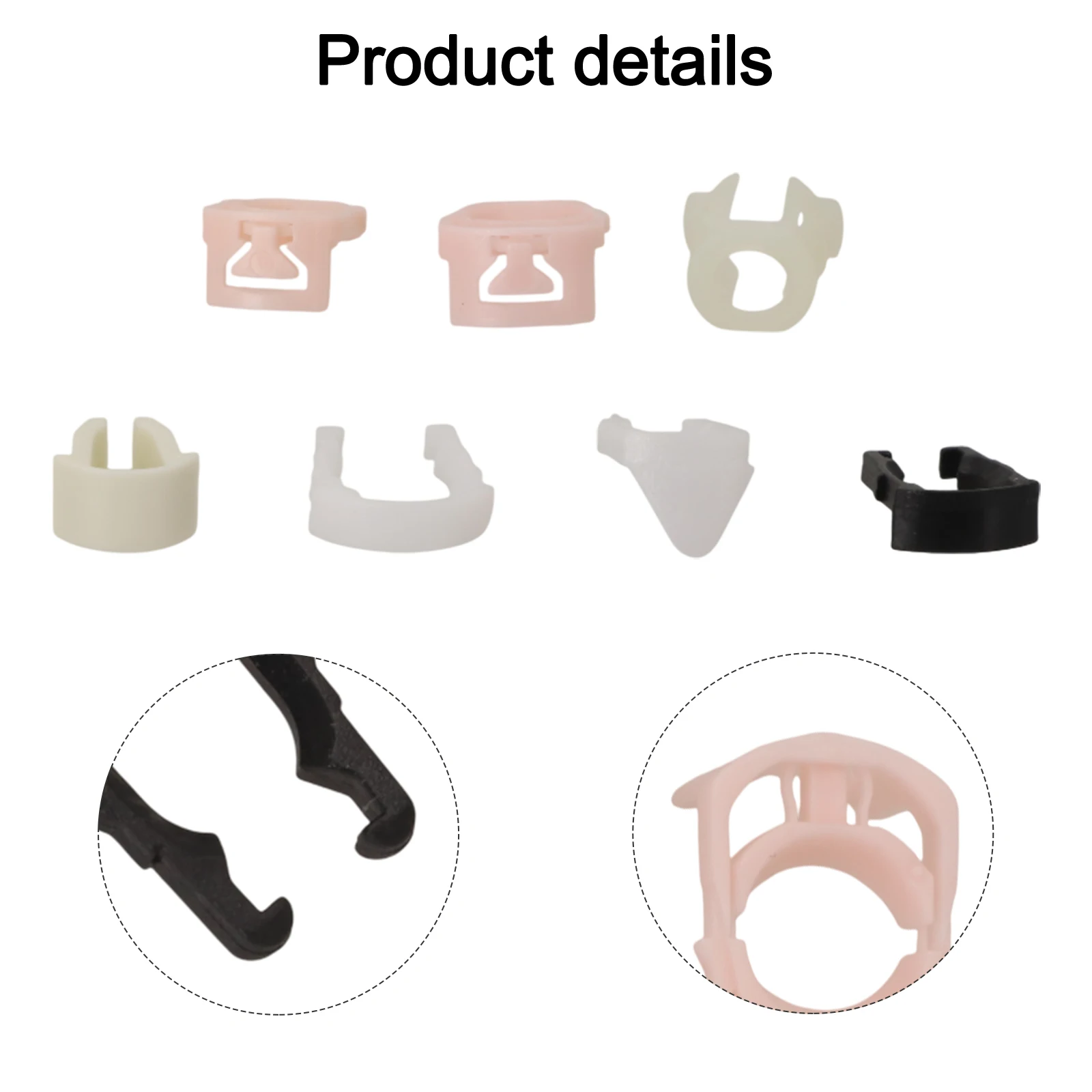 포드 재사용 가능한 플라스틱 나일론 클립에 대한 70 조각 연료 라인 고정 클립 효율적인 자동차 수리를위한 설정