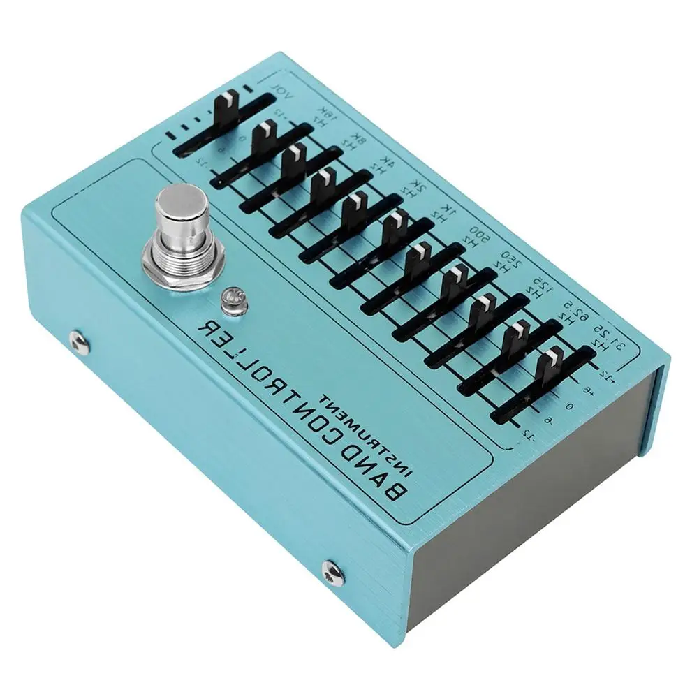 

Controller 10 Band Eq Pedal Independent Output Volume Adjustment Single-block Effect Pedal