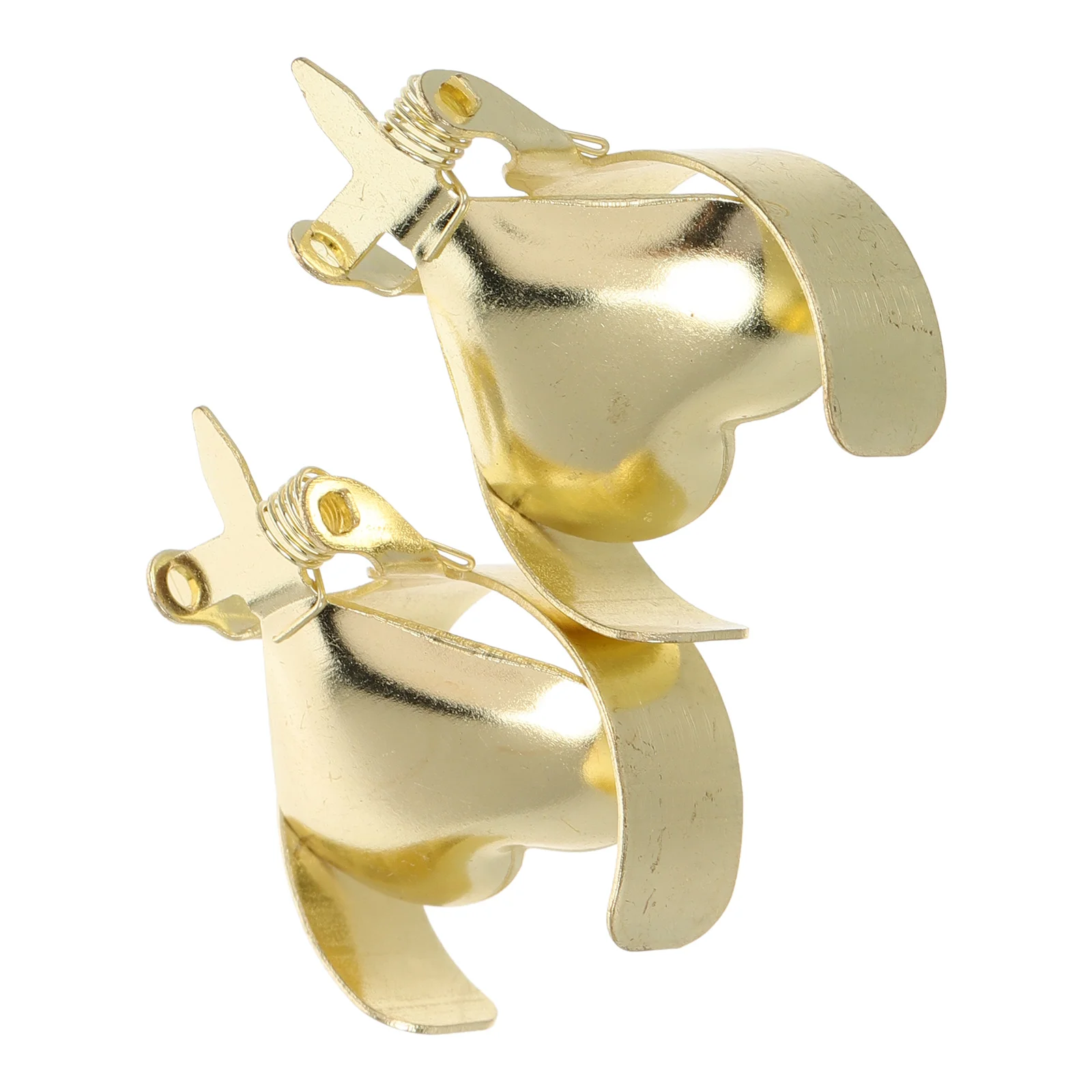 

2Pcs Heart Design Extinguisher Metal Snuffer for Large Small Candles Flame Out Tool Heat Resistant Accessory Home