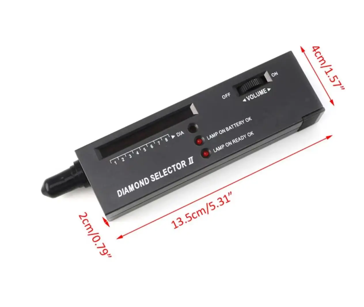 Diamond Selector Ruby And Sapphire Detector Testing Machine Analysis gem crystal Tester Mohs Hardness pen Jewelry Watcher Tool
