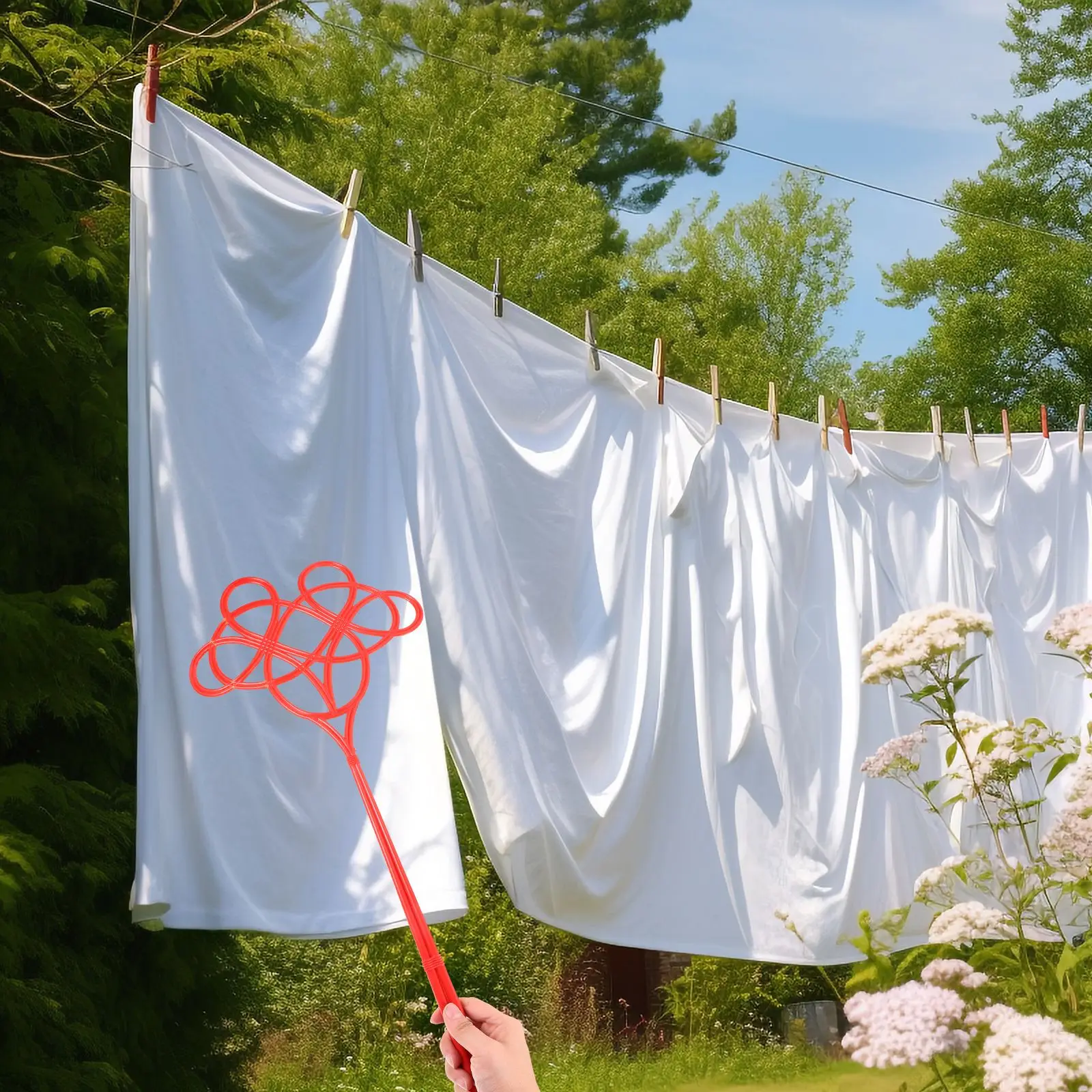 1PC Long Handle Plastic Dust Removal Quilt Cleaner Household Rug Beater Carpet Duster Cleaning Brushes Traditional Quilt Beating