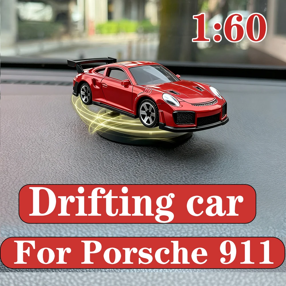 

Dynamic Drifting Alloy Car Model - 360° Rotating Racing Decor for Dashboard Console - Premium Metal Die-Cast For Porsche 911