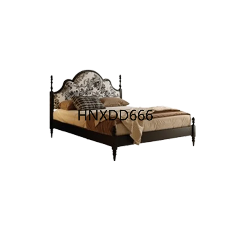 

Designer Set Double Bed Rustic Italian Fabric Modern Hotel Adults Beds King 180X200cm Wooden Camas De Dormitorio Furniture