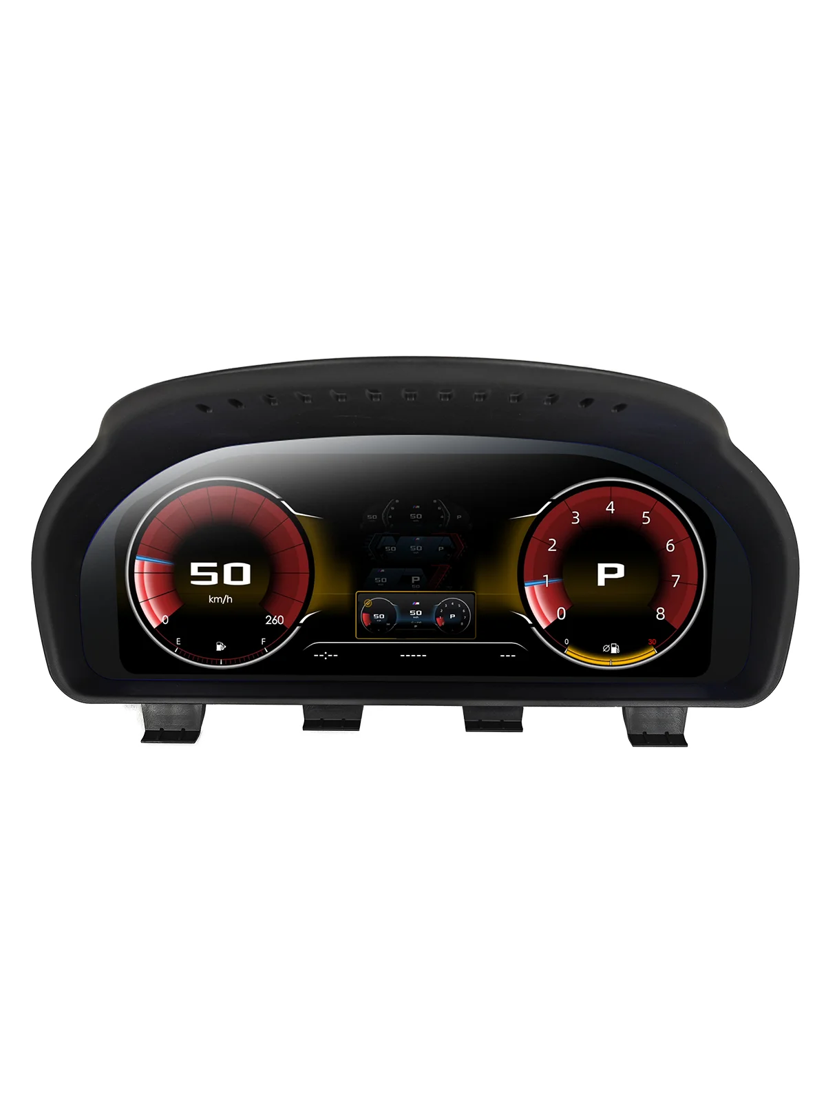 1920*720 Auto LCD Armaturenbrett für BMW 5 6 7 Serie X3 X4 X5 F10 F11 F18 F06 F12 F13 F01 F02 F03 F25 F26 F15 F16 Instrumententafel Virtuelles Cockpit