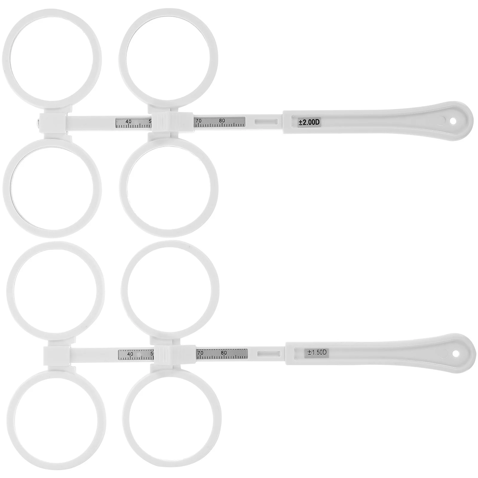 2 pezzi flipper ottico lente flip optometria flipper strumento portatile leggero lente ottica flip per bambini adulti bambini