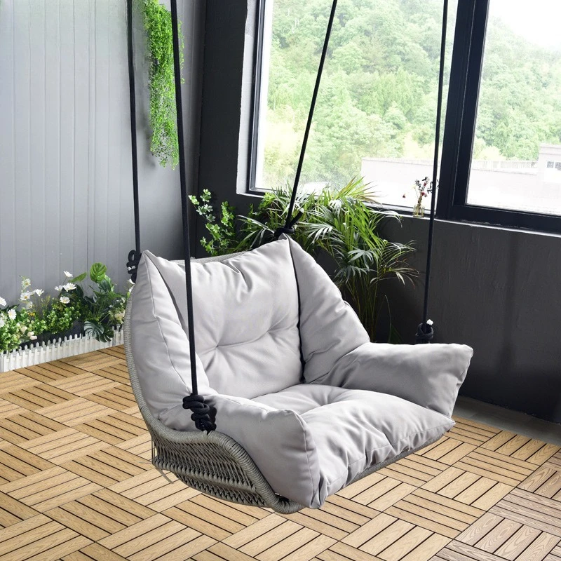 Single-person hanging chair for indoor and outdoor use, swinging rocking chair, home-use internet-famous hammock