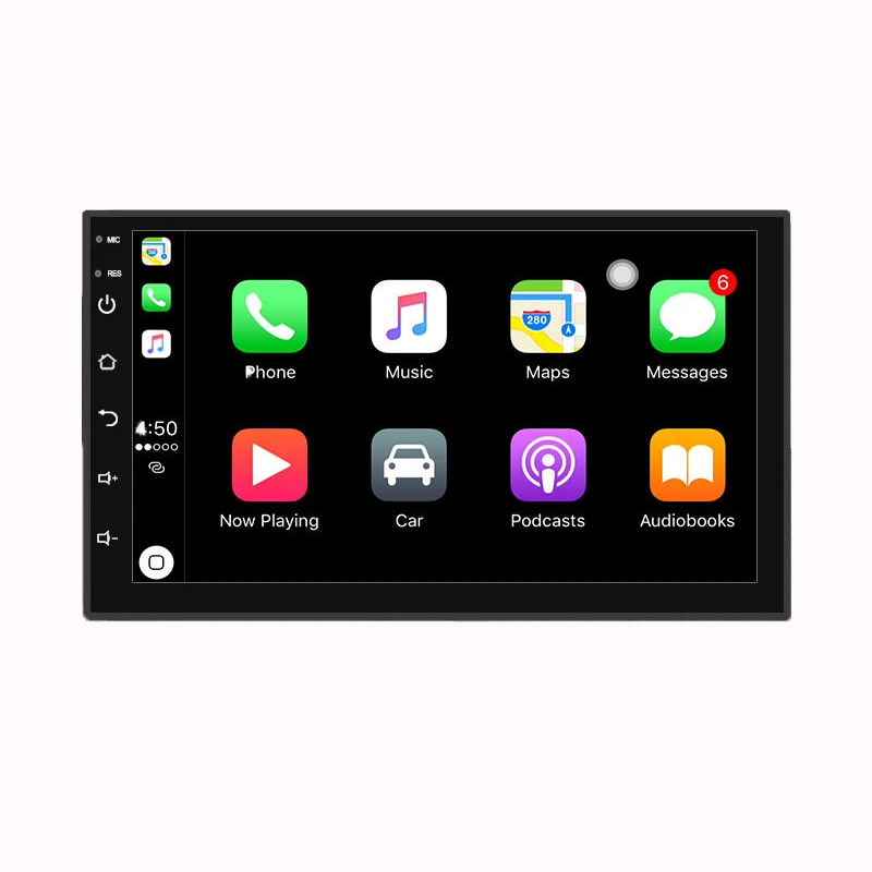 7 Inch Universal Android 10  Car DVD Player With Carplay GPS Car Navigation Car Radio Touch Screen MP5 Player