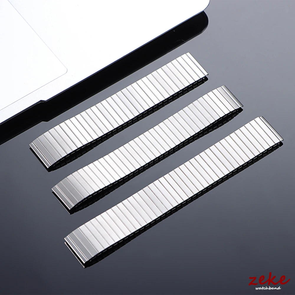 Elastic Metal Watch Band 18mm 20mm 22mm Watch Strap Stretch Expansion Stainless Watchband Men Women Watch Bracelet Accessories