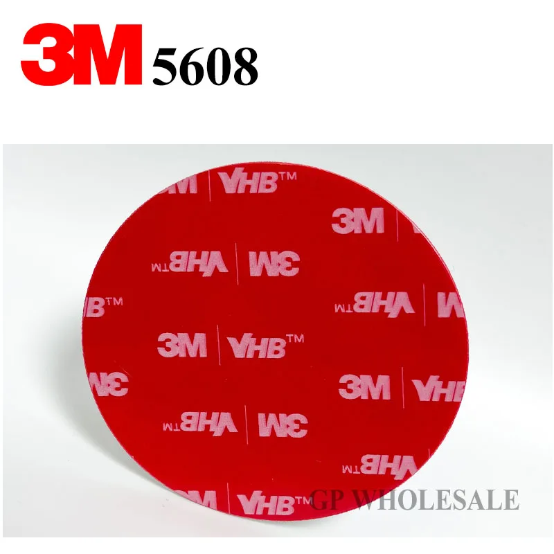 

5pcs 58mm Grey Round 3M VHB 5608 Acrylic Foam Double Sided Adhesive Tape 0.8mm thickness